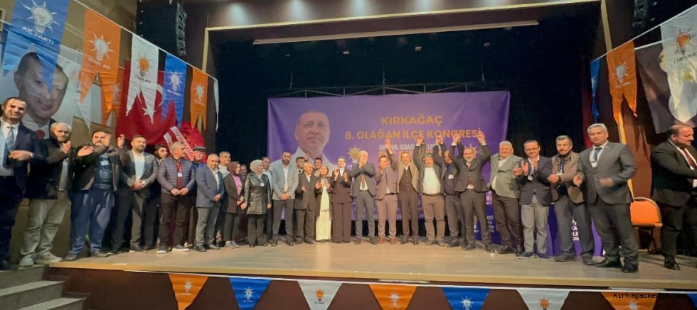 AK PARTİ İLÇE BAŞKANLIĞINA HAKKI UYAR SEÇİLDİ 