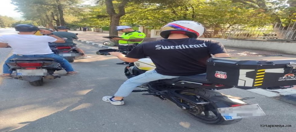 62 Motosiklet trafikten men edildi