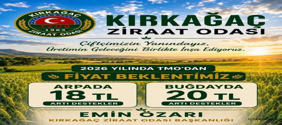 ÇİFTÇİLERİN ARPA VE BUĞDAY FİYAT  BEKLENTİSİ 