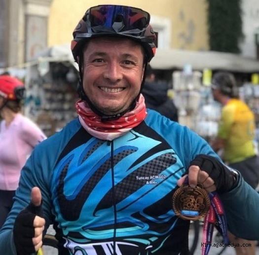 Kırkağaçlı Bisiklet sporcusu Veloturk Gran Fondo ta 