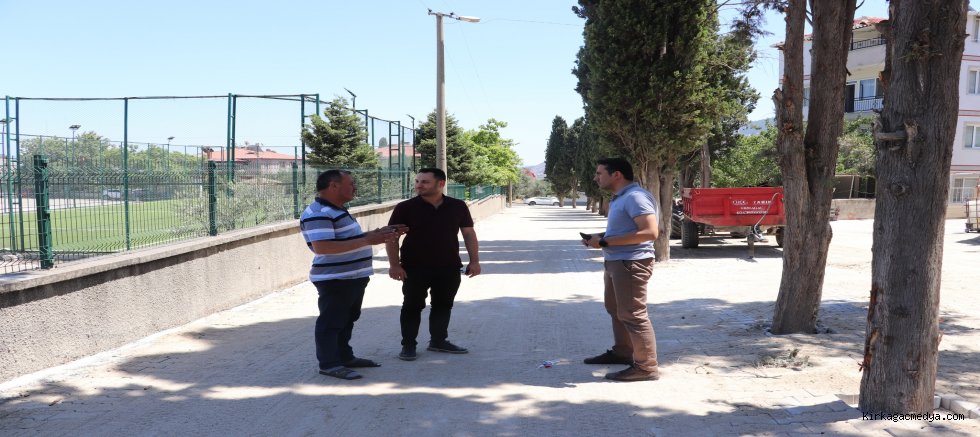 SARIAĞA MAHALLESİNE PARKE TAŞI DÖŞEMESİ YAPILDI
