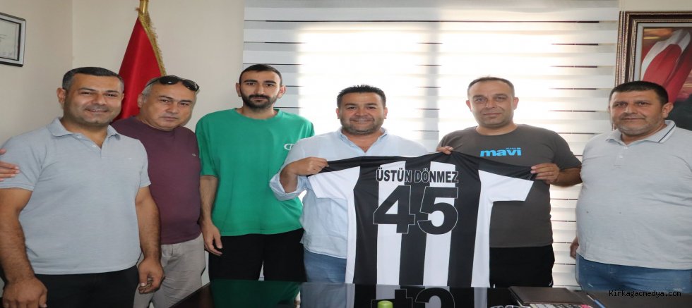 YENİ YÖNETİMDEN BAŞKAN ÜSTÜN DÖNMEZE ZİYARET