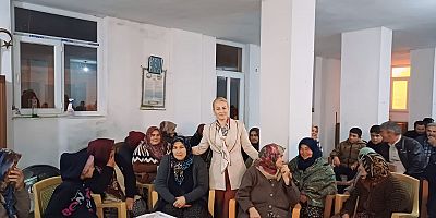 AYNUR AKKOYUN'A MAHALLELERDE DESTEK SÜRÜYOR