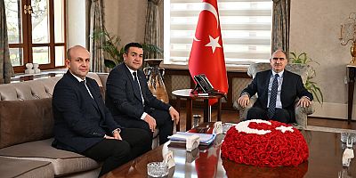 BAŞKAN DÖNMEZ VALİ ÖZKAN'I ZİYARET ETTİ