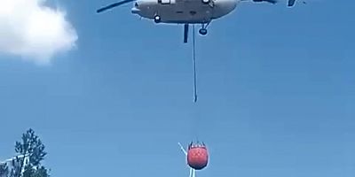 Dualar Mahallesinde  orman yangını