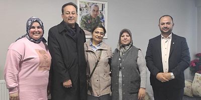 FEVZİ OK ŞEHİT AİLESİNİ ZİYARET ETTİ