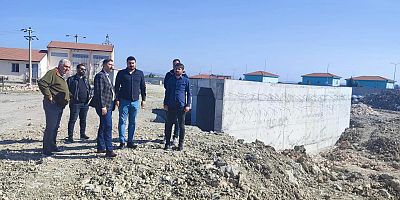 KAYMAKAM OKTAY ÇALIŞMALARI YERİNDE İNCELEDİ 