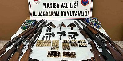 Kırkağaç’ta Ruhsatsız Tabanca ve Av Tüfeği Operasyonu