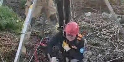KUYUYA DÜŞEN KÖPEK KURTARILDI