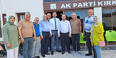 Manisa Milli Eğitim Müdürü'nden Ak Parti ilçe teşkilatına ziyaret