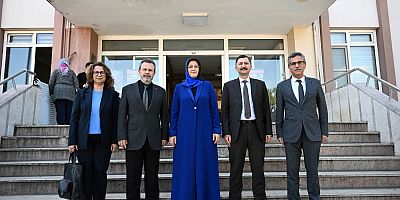 REKTÖR RANA KİBARDAN KAYMAKAM ZAFER OKTAYA ZİYARET
