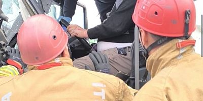 TRAFİK KAZASI 1 YARALI