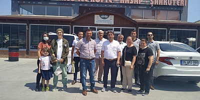 TURAN ÇİFTÇİ PERSONELİ İLE VEDALAŞTI 