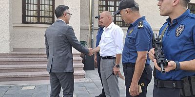ÜNAL KOÇ EMNİYET MÜDÜRÜ BAŞARANI ZİYARET ETTİ