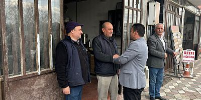 ÜSTÜN DÖNMEZ ESNAF ZİYARETİNDE 