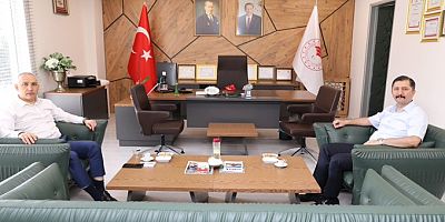 ZAFER OKTAY'DAN  METİN ÖZTÜRK'E ZİYARET 
